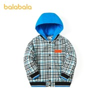 balabala 巴拉巴拉 男童格纹外套