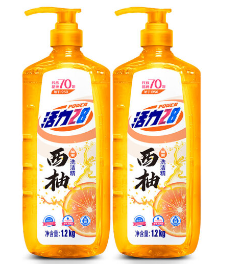 温和中性配方活力28西柚洗洁精12kg2瓶