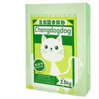 不易扬尘！Chongdogdog 豆腐猫砂 2.5kg