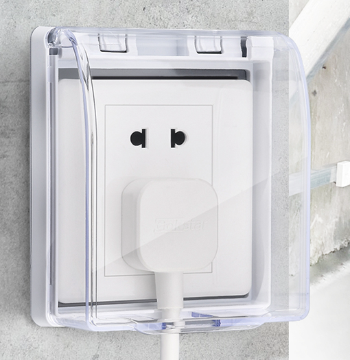 jaldun加利顿86透明插座防水盒