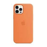 Apple 苹果 iPhone 12/12 Pro 硅胶手机壳 粉橘色