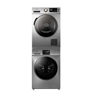 Midea 美的 MG100S31DG5-Y1YW+MH90-H03 洗烘套装 10公斤洗衣机+9公斤烘干机