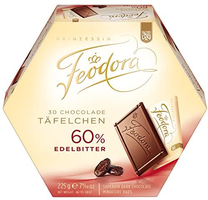 Feodora 巧克力糖 60% 葡萄柚,4盒(4 x 225 g)