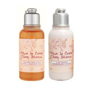 L'OCCITANE 欧舒丹 甜蜜樱花 沐浴啫喱35ml+身体乳35ml