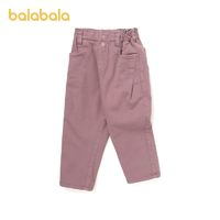 balabala 巴拉巴拉 女童加绒长裤
