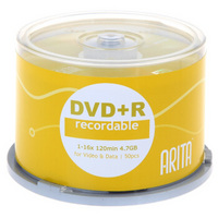 RITEK 铼德 e时代系列 DVD+R 16速4.7G 刻录盘 桶装50片