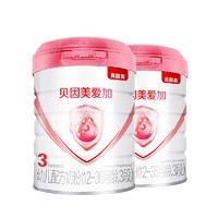 BEINGMATE 贝因美 爱加 幼儿配方奶粉 3段 800g*2罐