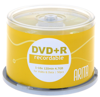 RITEK 铼德 e时代系列 DVD+R 16速4.7G 刻录盘 桶装50片