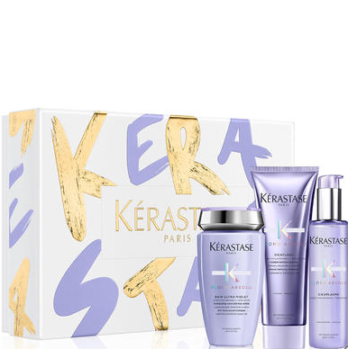 Kérastase 卡诗 玻尿酸水光凝色头发洗护三件套装 赠双重菁纯修护油50mL  