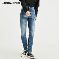 JACK&JONES 杰克琼斯 男士修身牛仔长裤 221132003
