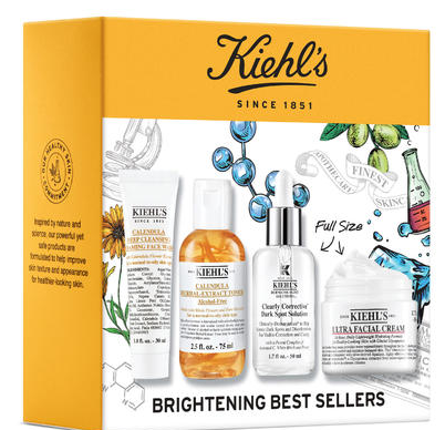 现货！Kiehl's 科颜氏 焕白亮肤畅销四件套装