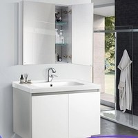 MOEN 摩恩 BC1405 罗亚美式浴室柜组合 75cm柜体+60cm铝合金镜柜+抽拉龙头