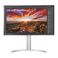 LG 乐金 27UP850 27英寸 IPS FreeSync显示器（3840*2160、60Hz、DCI-P3 95%、HDR400、Type-C 96W）