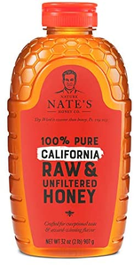 0税！Nature Nate's 纯加州原生未过滤蜂蜜 907g