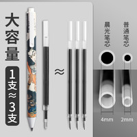 M&G 晨光 AGR67T82 笔芯6支 配大英博物馆限定中性笔 1支