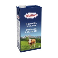 爱菲兰 高钙全脂牛奶  1L*12盒
