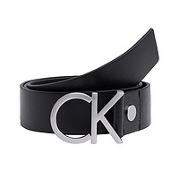 Calvin Klein 中性LOGO扣头腰带 K60K602141001-90