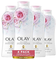 Olay 玉兰油 玫瑰保湿沐浴露 650ml*4瓶装 到手约￥164.55