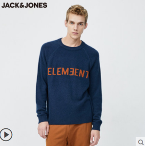 Jack Jones 杰克琼斯 男士100%纯羊毛针织衫 多款