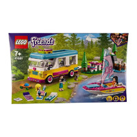 LEGO 乐高 好朋友系列 41681 森林野营车和帆船