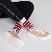 FILA 斐乐 F12M024417FTA  男士低帮帆布鞋