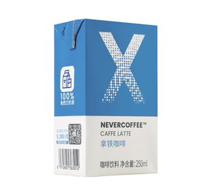 NEVER COFFEE 拿铁咖啡 小蓝咖 250ml*10盒