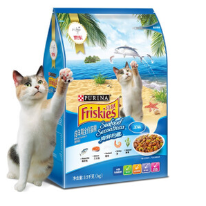 Friskies 喜跃 成猫猫粮 海鲜味3.5kg
