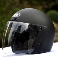 永恒 电动摩托车头盔 冬季 半覆式四分三盔 保暖