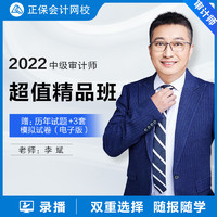中华会计网 2022 初中级审计师 高效实验班