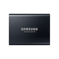 SAMSUNG 三星 T5 USB 3.1 Gen2 移动固态硬盘 Type-C 1TB 玄英黑