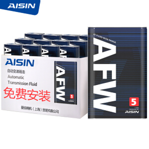 PLUS会员：AISIN 爱信 自动变速箱油波箱油ATF AFW5 12升 循环机换油
