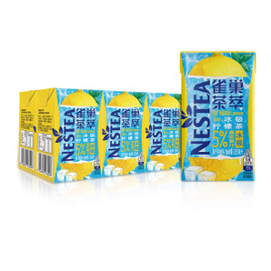 PLUS会员、有券的上：Nestlé 雀巢 茶萃冰极柠檬茶果汁 250ml*6盒
