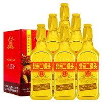 YONGFENG 永丰牌 北京二锅头金标  46%vol 清香型白酒 500ml*6瓶 整箱装