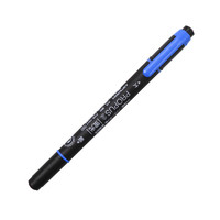 uni 三菱铅笔 PUS-101T 双头荧光记号笔 0.5mm粗4mm 蓝色 1支/袋