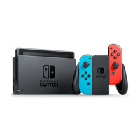 Nintendo 任天堂 海外版 Switch游戏主机 日版 红蓝