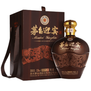 plus會員moutai茅臺迎賓酒尊享壇裝53vol醬香型白酒2500ml禮盒裝