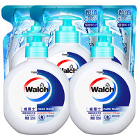 Walch 威露士 健康抑菌洗手液健康呵护套装（525ml瓶装*2+525ml袋装*3 ）
