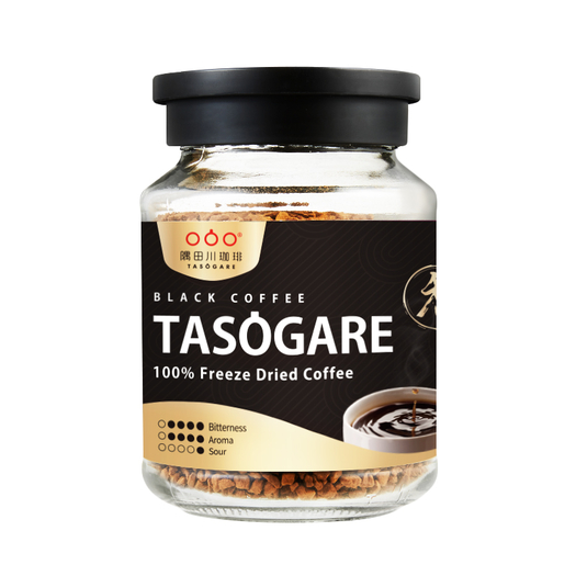 tasogare隅田川炭烧风味速溶冻干黑咖啡90g2瓶