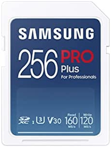 SAMSUNG PRO Plus 全尺寸SDXC卡256GB(MB-SD256K/AM,2021)
