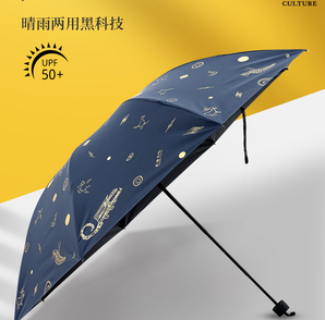 UPF50+！良渚文化 X 良渚博物院 8骨晴雨伞