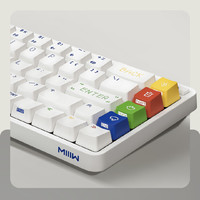 MIIIW 米物 ART Z680 三模机械键盘 68键 G黄Pro轴 像素1985 PIXEL1985 白色