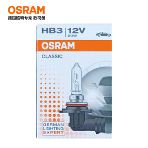 PLUS会员：OSRAM 欧司朗 9005/HB3 汽车灯泡 长寿型 12V 单支装
