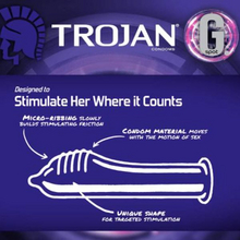 北美热销No.1品牌，TROJAN 战神 G点 避孕套 10只装