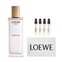 LOEWE 罗意威 粉色珊瑚海女性淡香水 EDT 50ml+小样香水4支装 1.5ml*4