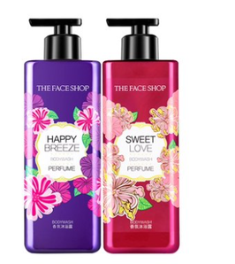 持久留香！THE FACE SHOP 香氛沐浴露套装 (浪漫邂逅500ml+甜蜜爱恋500ml)