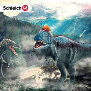 PLUS会员！Schleich 思乐 侏罗纪恐龙玩具模型 冰冠龙