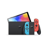 Nintendo 任天堂 日版 Switch OLED款 游戏主机  红蓝