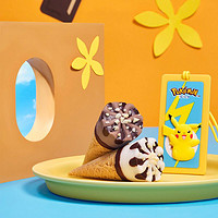 WALL'S 和路雪 迷你可爱多宝可梦 甜筒香草&巧克力口味冰淇淋 20g*10支