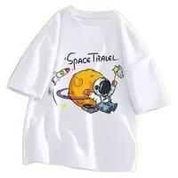 欧贝熊 儿童纯棉短袖T恤 宇航员