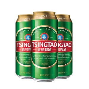 青岛啤酒1903精酿金罐18听